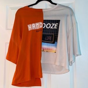 Short Sleeve Asymmetrical T-Shirt